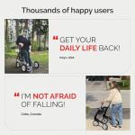 byACRE Ultralight Carbon Rollator - 10.6 lbs