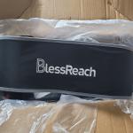 BlessReach Heavy Duty Rollator Walker Adjustable Height Seniors 450 lb Purple