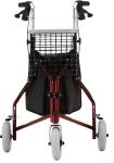 NOVA Traveler 3-Wheel Rollator Walker, All Terrain 8” Wheels- No Ship FL, ND, Ok