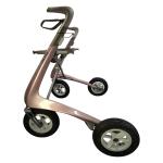 byACRE Carbon Overland/All Terrain Carbon Rollator, Rose Gold