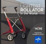 byACRE Ultralight Carbon Rollator with Organizer