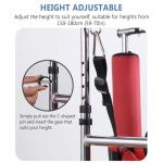 Gait Trainer Walker for Adults, Upright Walkers for Seniors with Seat and Brakes, Anti-Tilt and Rollover, Adjustable Height, Load Bearing: 200kg (440Ib)(Women)