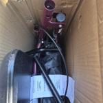 Medline Steel Rollator Walker for Adult Mobility Impairment Burgundy 350 lb