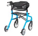 Drive Medical Nitro Sprint Rollator Walker Heavy Duty w/Seat Standard Size