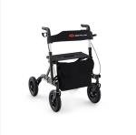 All Terrain Rollator Walker w/ Seat & Bag – Lightweight Foldable 350lb
