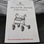 OASIS-SPACE ROLLATOR WALKER, EXCELLANT CONDITION,  LTD USE , HEAVY DUTY