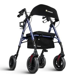 FlyingJoy Ultralight Rollator Walker with Seat