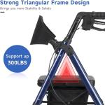 FlyingJoy Ultralight Rollator Walker with Seat