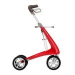 Red Carbon Ultralight Rollator Walker with Organizer