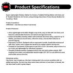 PLANET WALK Super Lightweight Foldable Rollator All Terrain Senior 300lb Black