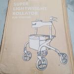 PLANET WALK Super Lightweight Foldable Rollator All Terrain Senior 300lb Black