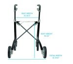 byACRE Carbon Ultralight Walker with Organizer Bag