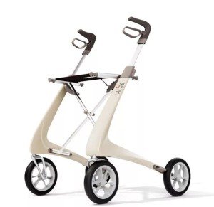 byAcre Carbon Ultralight Rollator with 16.5" Seat