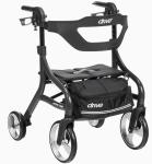 Drive Medical Nitro Sprint Rollator Walker Heavy Duty w/Seat Standard Size