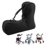 Sadnyy Carbon Ultralight Rollator Walker Travel Bag with Foam Padding, 900d Oxford Fabric Waterproof Rollator Walker Accessory with Shoulder Strap and Carry Handle for Transport Storage, Black