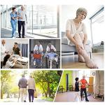 DJVHSRI Walking Frame Walking Frame Wheeled,Height Adjustable Rollator Walker with Armrest Pads and Wheels,Foldable Auxiliary Mobility Aids for Elderly Disabled Folding Carbon St