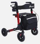 Henmnii Rollator Walker w/Wide Seat Backrest All-Terrain Non-Slip Wheels 300lbs
