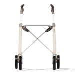 byACRE Ultralight Compact Rollator Walker - Oyster White