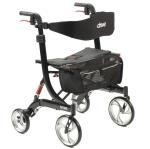 Drive Medical 10266HD Nitro Euro Style Walker Rollator, Heavy Duty, Black