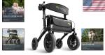 All Terrain Walker Rollator with 12â€ Pneumatic Tires