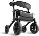 All Terrain Walker Rollator with 12â€ Pneumatic Tires