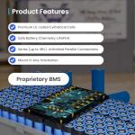 270Ah 12V Lithium Battery - Marine Power Solution