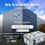 270Ah 12V Lithium Battery - Marine Power Solution