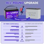 HAYAEnergy 12V 100Ah Lithium Battery 2-Pack