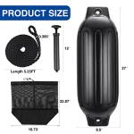 Inflatable Boat Fenders with Carry Bag - 4 Pack