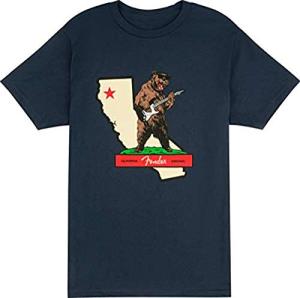 Fender Rocks Cali T-Shirt, Navy, XXL