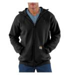 Carhartt Men's Black Midweight Full-Zip Sweatshirt