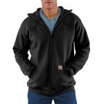 Carhartt Men's Black Midweight Full-Zip Sweatshirt