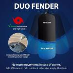 12x24 Inch Inflatable Boat Fender with Cover