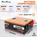 24V 150Ah Marine LiFePO4 Battery