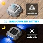 VOLISUN Solar Dock Lights (Blue) - 12 Pack