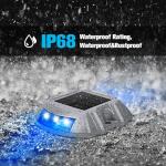 VOLISUN Solar Dock Lights (Blue) - 12 Pack