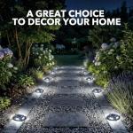 AGPTEK Solar Dock Lights 12 Pack