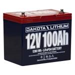 Dakota Lithium 12V Deep Cycle Battery - 100Ah