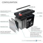 55Ah 12V Deep Cycle Marine Battery