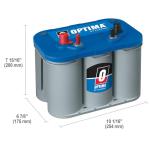 Optima BlueTop Marine Battery - D34M