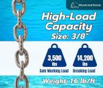 Marine Anchor Chain - Hot Dipped Galvanized (300 ft)
