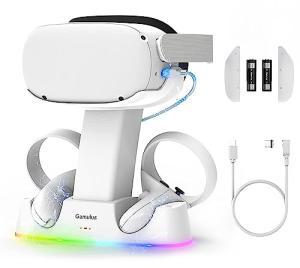 RGB Charging Dock for Meta Quest 2 VR