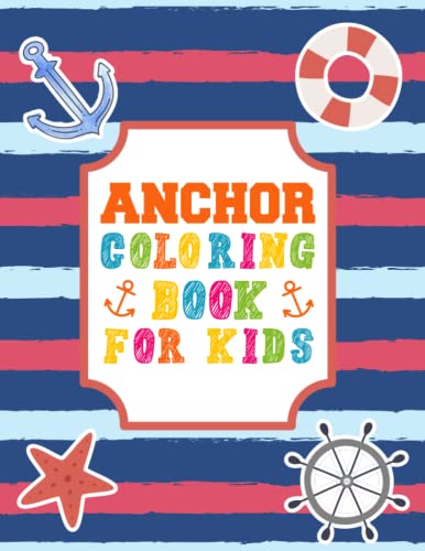 Nautical Coloring Book with 50 Illustrations for Kids