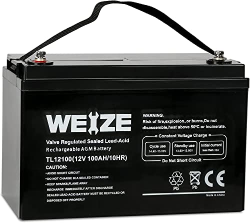 12V 100AH AGM Battery for Marine & RV