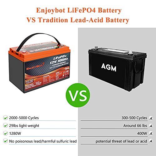 12V 100Ah Lithium Deep Cycle Battery