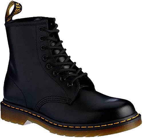 Women's Black Leather 8-Eye Boot by Dr. Martens