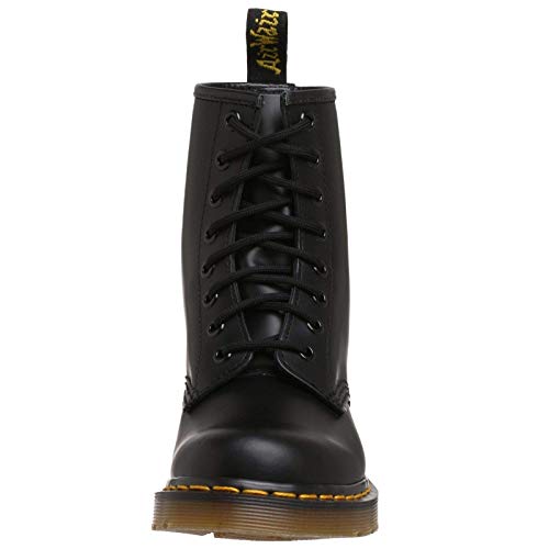Women's Black Leather 8-Eye Boot by Dr. Martens