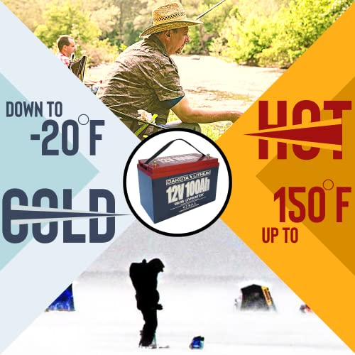 Dakota Lithium 12V Deep Cycle Battery - 100Ah