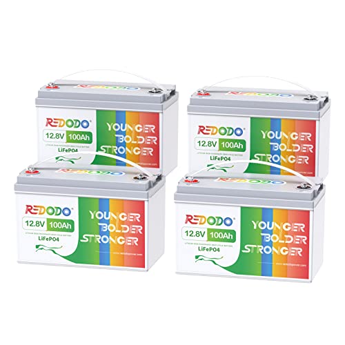 12V 100Ah Redodo Lithium Battery (4PACK)