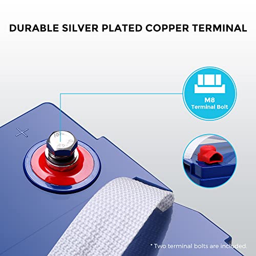 Renogy 100AH Deep Cycle Gel Battery for Marine